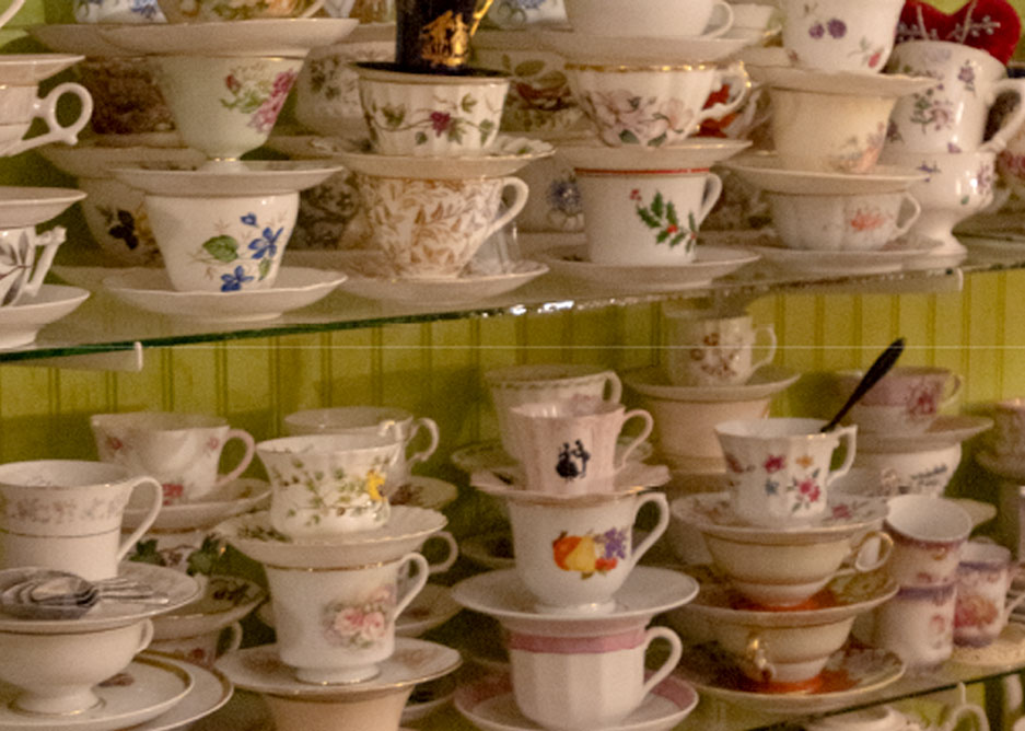 Blue Fruit Jar antique store