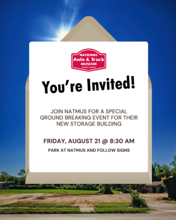 NATMUS to Break Ground on New Cold Storage Facility on August 21